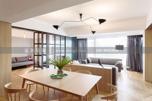 時(shí)代晶科名苑北歐風(fēng)格3居135㎡裝修案例 自然光與功能性交織的溫馨家園